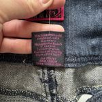 Torrid  Jean Skirt Women's 18‎ Blue Solid Above Knee Pockets Whiskered Denim NWT Photo 7