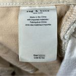 Rag and Bone  Maya High-Rise Ankle Wide Leg Jeans Ecru Size 27 Organic Cotton Photo 11