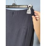 Ecru High Low Skirt Women's Size S/M Comfort Minimalist Cozy Modest Midi Blue Photo 4