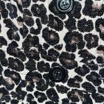 Forever 21 animal print textured coat medium Photo 2