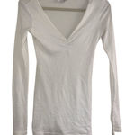 Michael Stars ✨ Long Sleeve Ruched Neckline The Original Sz OZ Tee✨ Photo 0