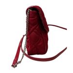 Vera Bradley Tango Red Microfiber Chain Crossbody Handbag Bohemian Shabby Chic Photo 5