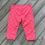 Zella  Women's Orange Space Dye Cropped Workout Leggings Size L Photo 1