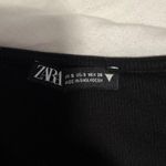 ZARA ruched ruffle top Photo 1