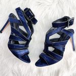 Antonio Melani Avett Velvet Sandals in New Navy/Black Photo 0