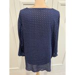 Fun2Fun  Polka Dot Blouse Red White & Blue Patriotic Officewear Classic July 4th Photo 3