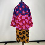 Farm Rio NWOT  Wool Blend Wild Fleece Flowers Coat Size S Multicolor Photo 6