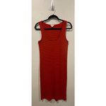 Splendid Red Striped Bodycon Casual Maxi Dress Photo 1