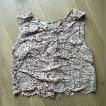 Jenny Yoo Lace Sleeveless Top - dusty pink Photo 0
