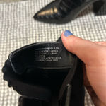 Steven By Steve Madden  Nico Black Croc-Patterned Ankle Booties Size 9.5 Photo 4