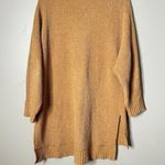 American Eagle  Womens Sweater Medium Relaxed Chenille Pullover Camel Tan Preppy Photo 3