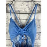 Victoria's Secret  NWT Ruched Shine Cut Out One Piece Swimsuit Size Medium Photo 2