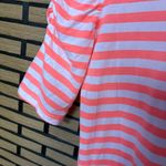 Lilly Pulitzer Lilly, Pulitzer Coral And White Stripe Dress Size Medium Photo 3