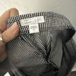 J.Jill Premium Bi Stretch Gingham Ankle Pants Black White Womens Size 12 Pull On Photo 9