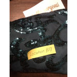 Lovely Day  Dress Green Sequins Mini Lined Formal Celebration Dance Party Photo 11