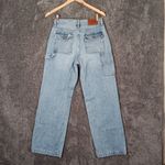 Hidden Jeans Womens Carpenter Light Wash High Waisted Wide Leg Sz 26 Blue Photo 4