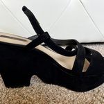 Forever 21 Black Sandal Wedges Photo 4