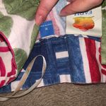 Farm Rio  wide leg crop pants linen tropical casual resort printed boho fall Photo 3