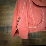 wilson's leather Wilson Leather Peach Cropped 3/4 Sleeve 100% Leather Jacket XL Evening Photo 1