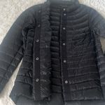 Athleta Puffer Jacket Lightweight Color Black Size XS P2P 18” EUC - Like New Photo 4