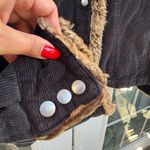 Disney 🥳 Vintage Black Corduroy Jacket with Mickey Mouse XL Photo 4