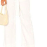 MOTHER The Paperbag Greaser Ankle Pants More Than Words Cream Size 26 White Photo 0