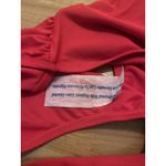 Kona Sol  Women’s Swim Bikini Bottom High Waist 1pc Size Large Red Photo 5