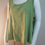 CJ Banks Green Everyday Fit Tank Top (1X) Photo 0