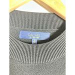 Rachel Roy Black Long Sleeve Open Back Knit Ribbed Long Sleeve Sheath Dress S Photo 6