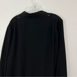 City Chic  Black Bomber Jacket Zip Up M/18 Photo 4