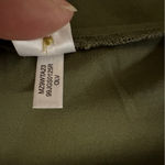 Marc New York  Top Womens 1X Green Blouse‎ Lace Up Roll Tab Office Minimalist Photo 11