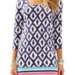 Lilly Pulitzer Lilly Pultizer Beacon fish patterned shift dress Photo 0