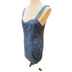 Rue 21  Sleeveless Overall Denim Dress Size Large Photo 4