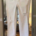 Loft Women's‎  White Skinny Crop Jeans Size 0 Photo 0