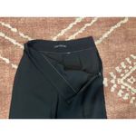 ZARA Womens High Waisted Trouser Dress Pants Wide Leg Black Minimalist Medium Photo 4