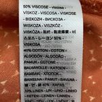 Levi's LEVI’S NIA Button Up Resort Shirt Cropped in Autumn Leaf/Peach color Size 1X Photo 12