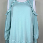 Liz Claiborne ‎ Cold Shoulder Sweatshirt Photo 0