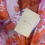 Susan Graver NWT ‎ Pink Orange Floral Cotton Blazer Lined size 16 Blazer Chic Photo 4