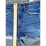 Abercrombie & Fitch  High Rise Mom Denim Shorts Distressed Blue Size 25/0 Beach‎ Photo 5