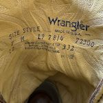 Wrangler Western Ladies Brown Heeled Cowboy Cowgirl Boots. Size 7 Photo 15