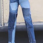 Revice Denim Matchmaker Love At First Sight High Rise Patchwork Denim Jeans Photo 0