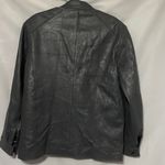 EAST INDIA LEATHER CO WO SIZE XL GRAY Leather Jacket with Zipper Details EUC Photo 10
