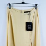 Reformation  skirt with slit in buttercup NWT Photo 9