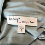 Bebop Comfy  Shirt Dress Babydoll Sage Knit  New Photo 9