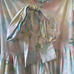 Selkie Shabby Chic Dress Sweetcorn Floral Watercolor Mini Dress Revolve Size XS White Photo 3