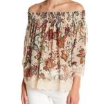 Willow & Clay  Smock Off-The-Shoulder Floral Blouse Photo 0