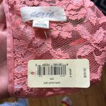 NWT Lace Light Pink Lacy boxy Aerie top XS new with tags layering Photo 2