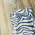 ZARA  Blue purple & White Swirl High Rise Straight Jeans 90s Sz 4 Photo 7