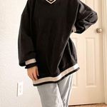 Brandy Melville  Navy Baggy Oversized Sweatshirt Photo 1