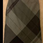 Kenar Wool Plaid Pencil Skirt Photo 2